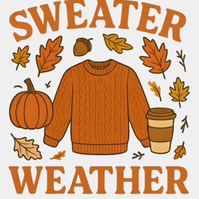 Sweater Weather Fall Shirt PNG Thumbnail
